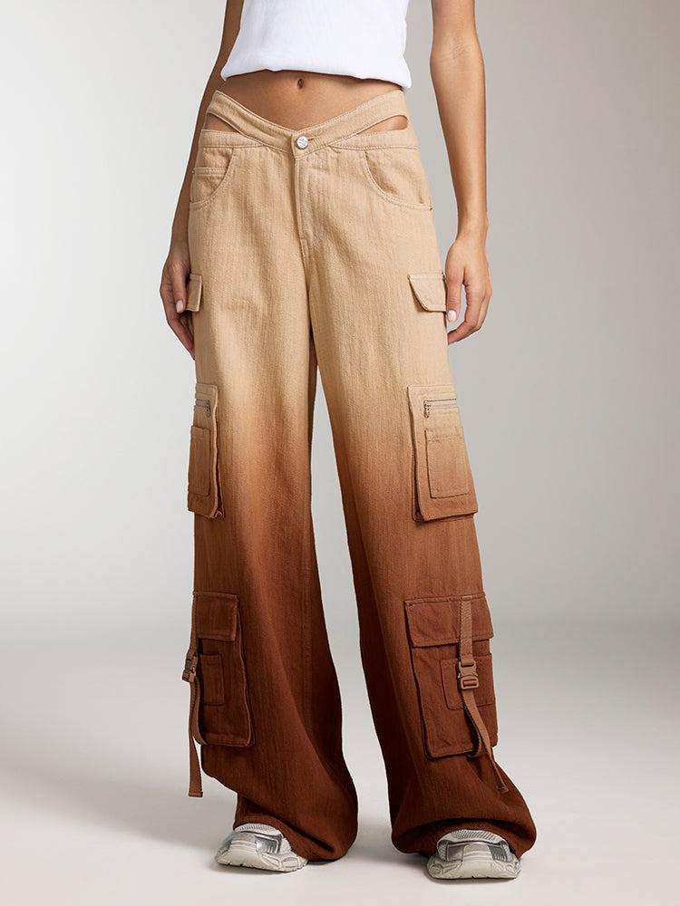 miss sixty BUTTERFLY SHAPE WAIST GRADIENT JEANS NEW KHAKI