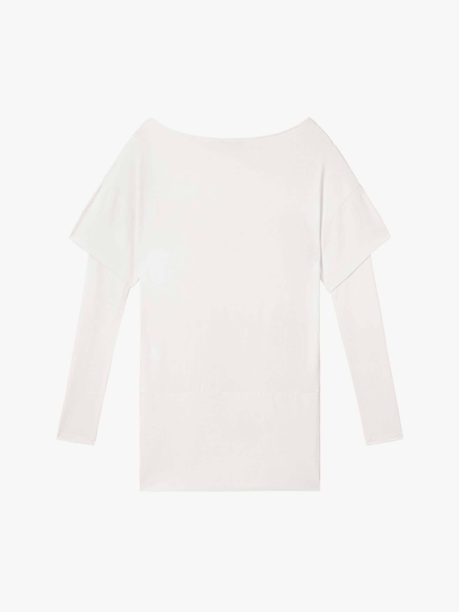 Miss Sixty CREW NECK PRINTED REVERSIBLE T-SHIRT WHITE