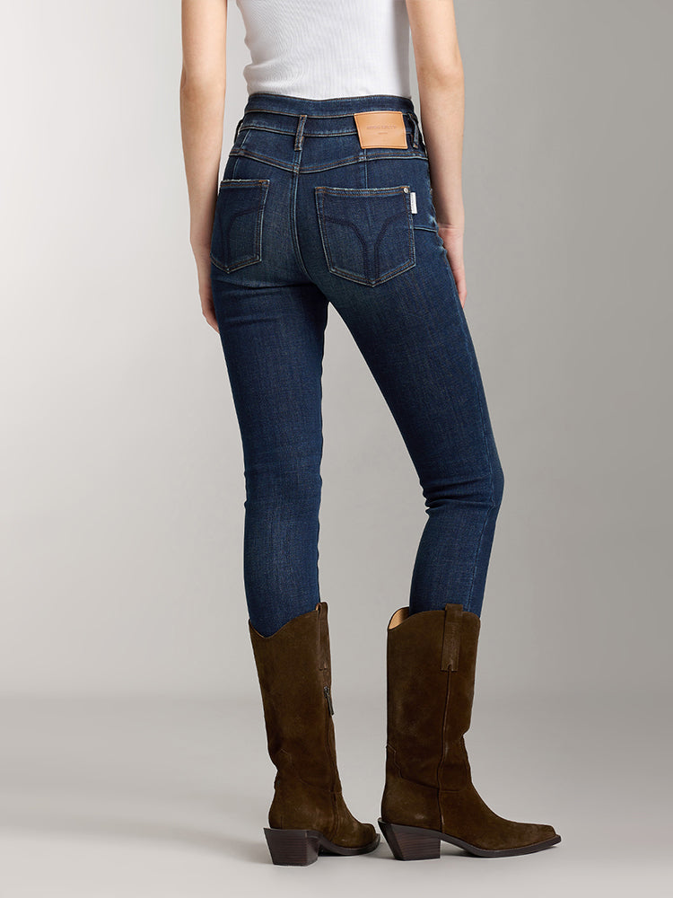 Miss Sixty DOUBLE BUTTONS JEANS IN DARK BLUE DARK BLUE