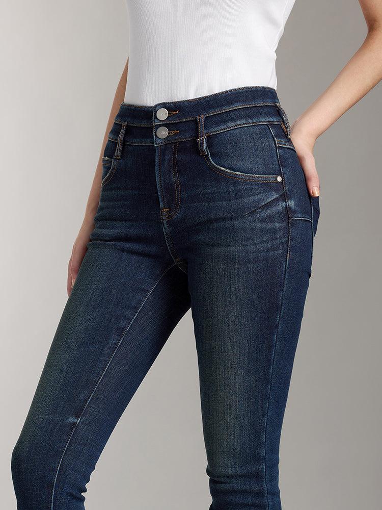 Miss Sixty DOUBLE BUTTONS JEANS IN DARK BLUE DARK BLUE