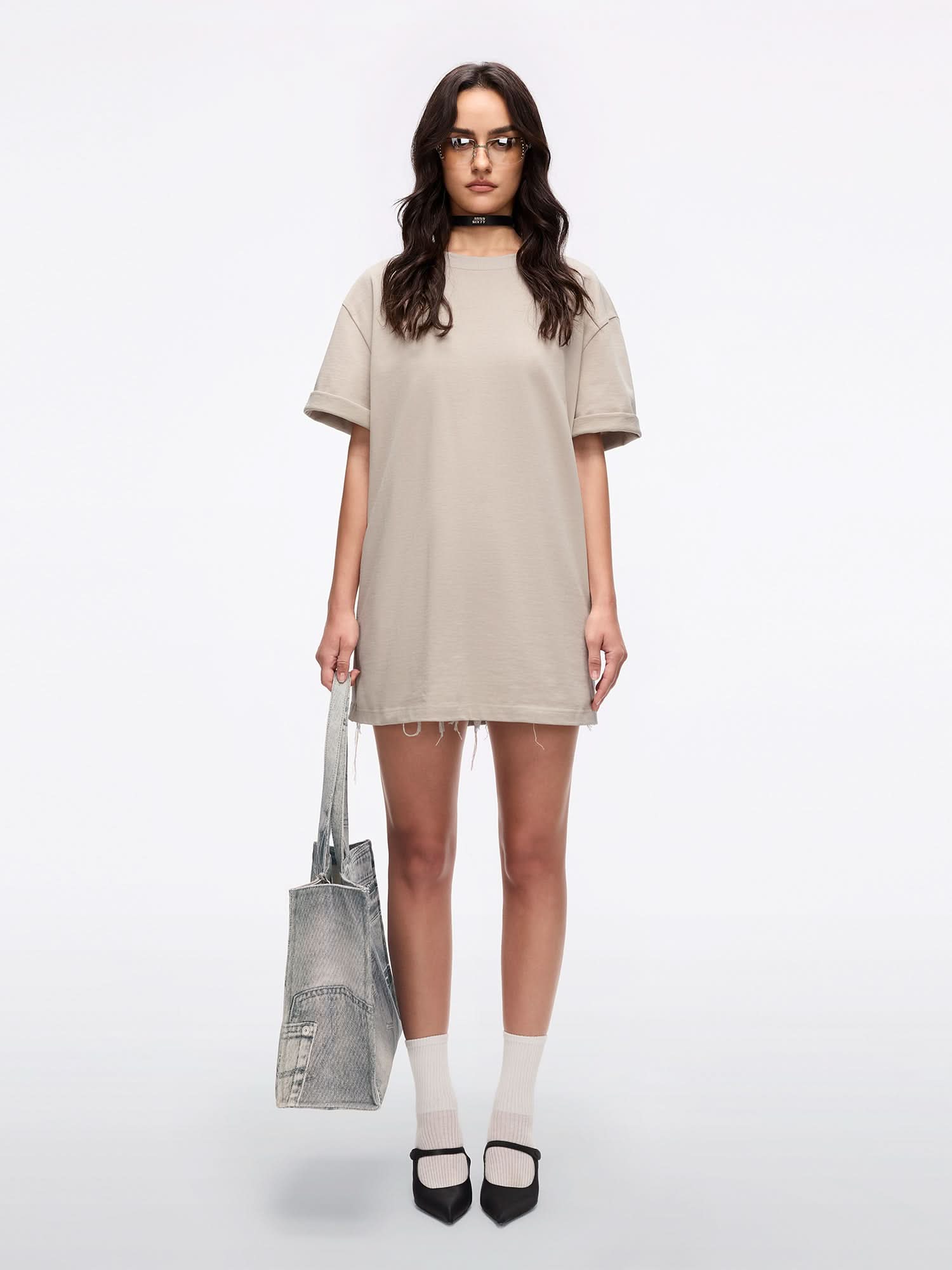 Miss Sixty EMBELLISHED GRAPHIC T-SHIRT METERS APRICOT