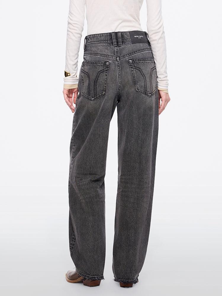Miss Sixty HIGH WAISTED BARREL JEANS-ELIZABETH BLACK FOG