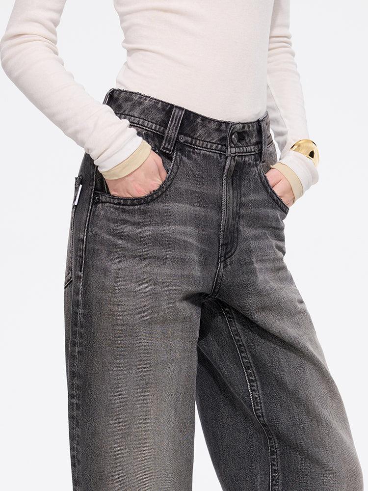 Miss Sixty HIGH WAISTED BARREL JEANS-ELIZABETH BLACK FOG