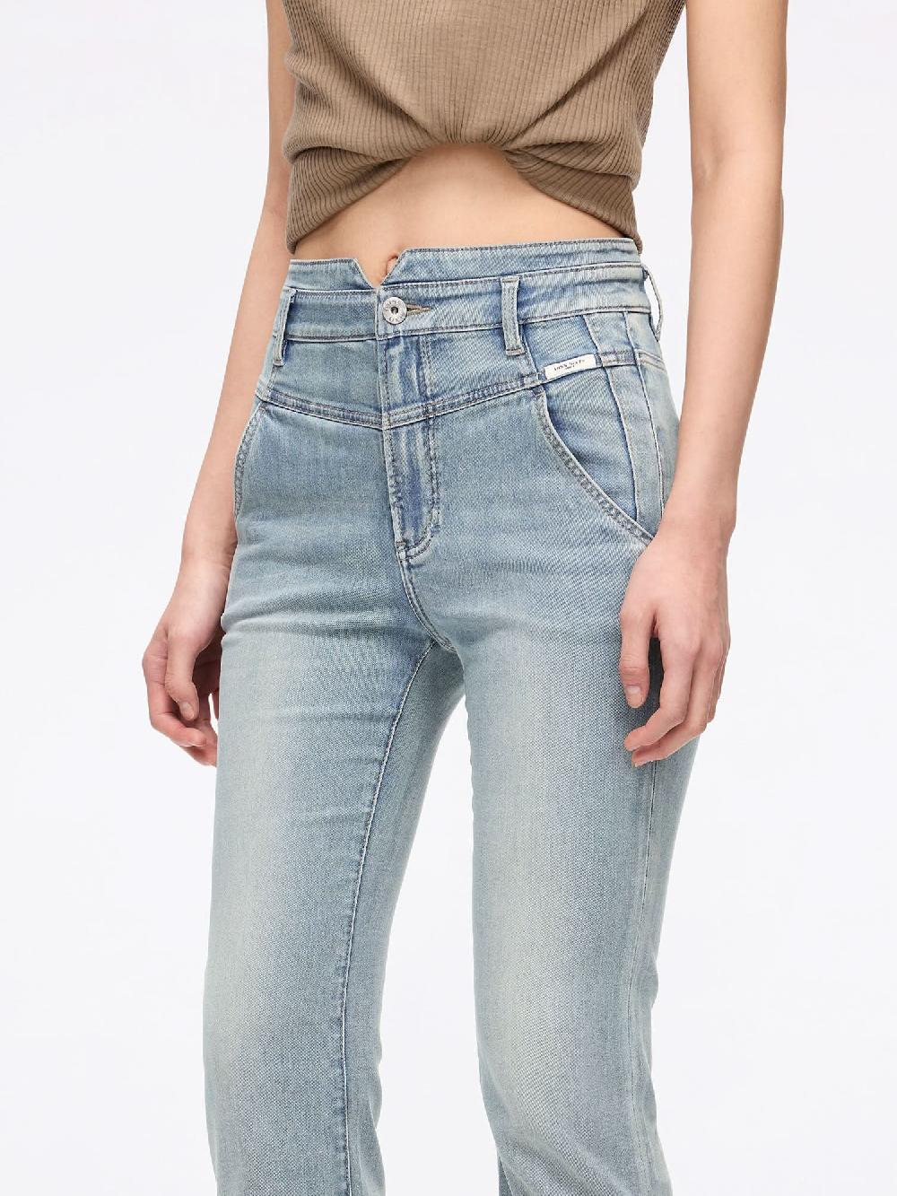 Miss Sixty HIGH WAISTED FLARE JEANS-ALICE LIGHT BLUE