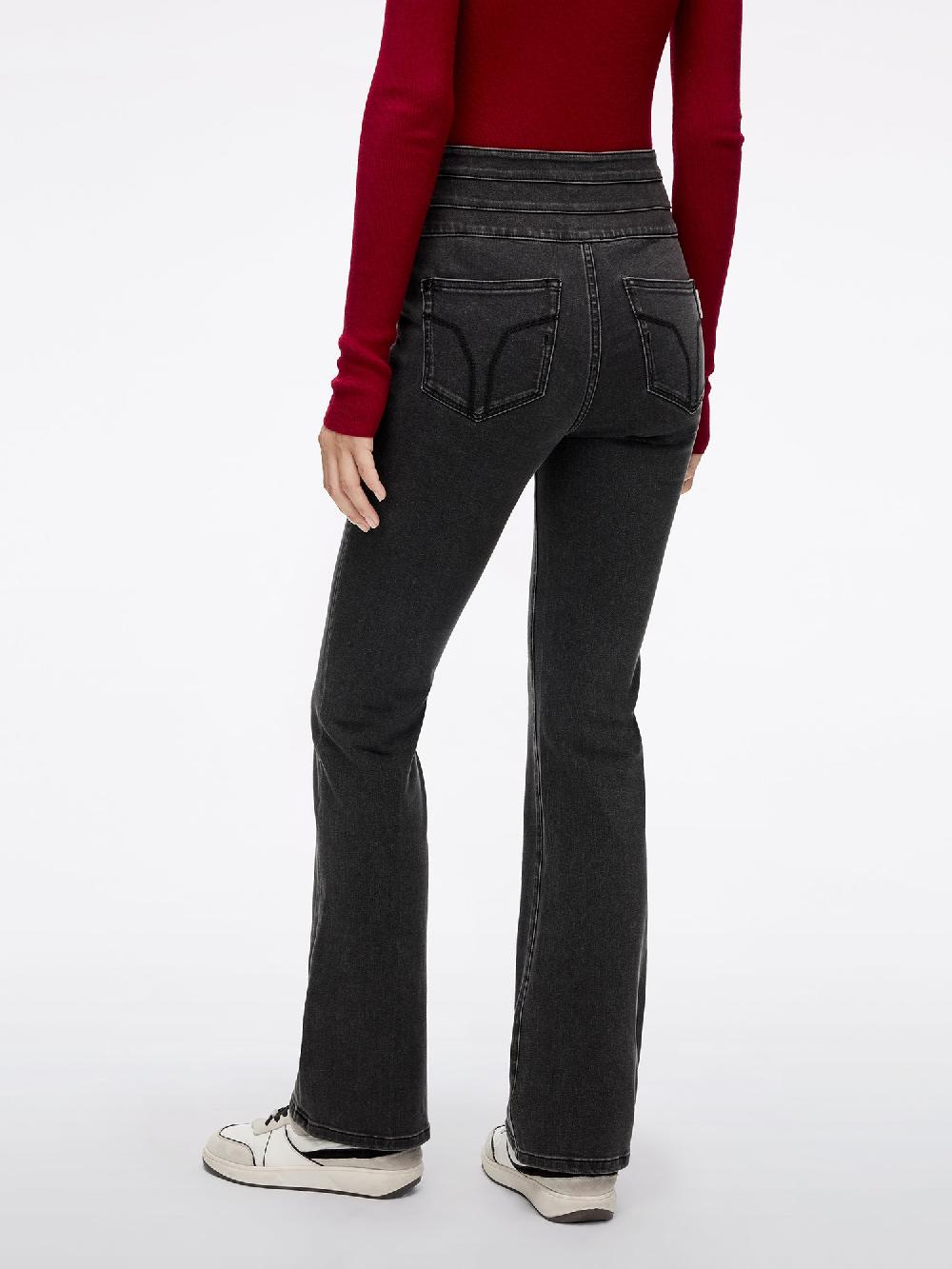 Miss Sixty HIGH WAISTED FLARE JEANS-BLUE ATTACK BLACK FOG