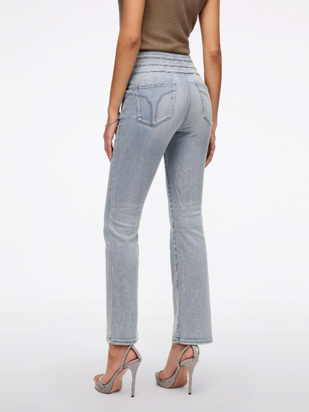 Miss Sixty HIGH WAISTED FLARE JEANS-BLUE ATTACK LIGHT BLUE