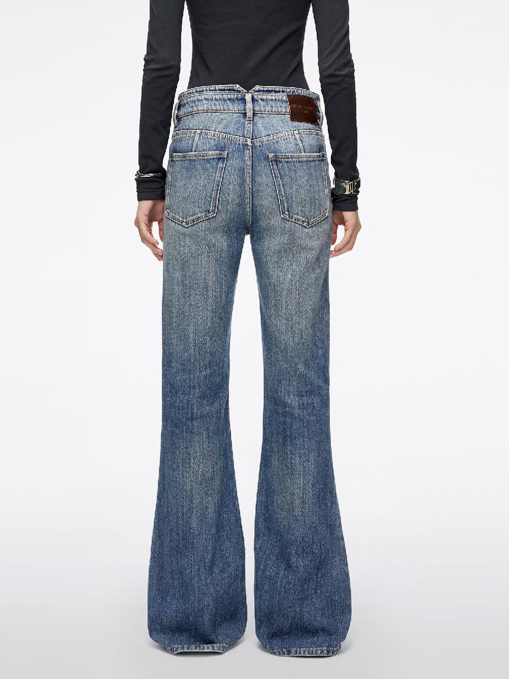 Miss Sixty HIGH WAISTED FLARED DENIM JEANS-ALICE MIDDLE BLUE
