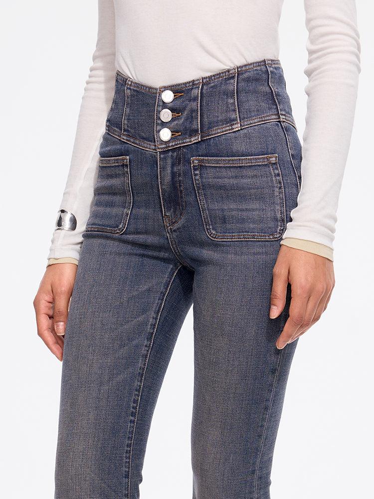 Miss Sixty HIGH WAISTED FLARED JEANS-GLENDA PLUS 5 HYACINTH