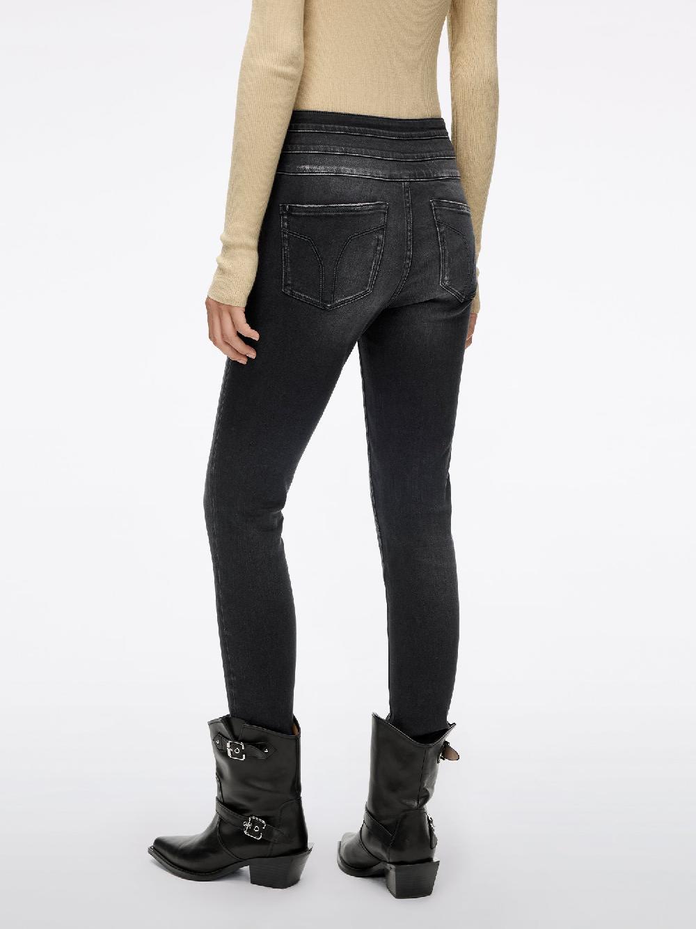 Miss Sixty HIGH WAISTED SKINNY JEANS-BLUE ATTACK BLACK FOG