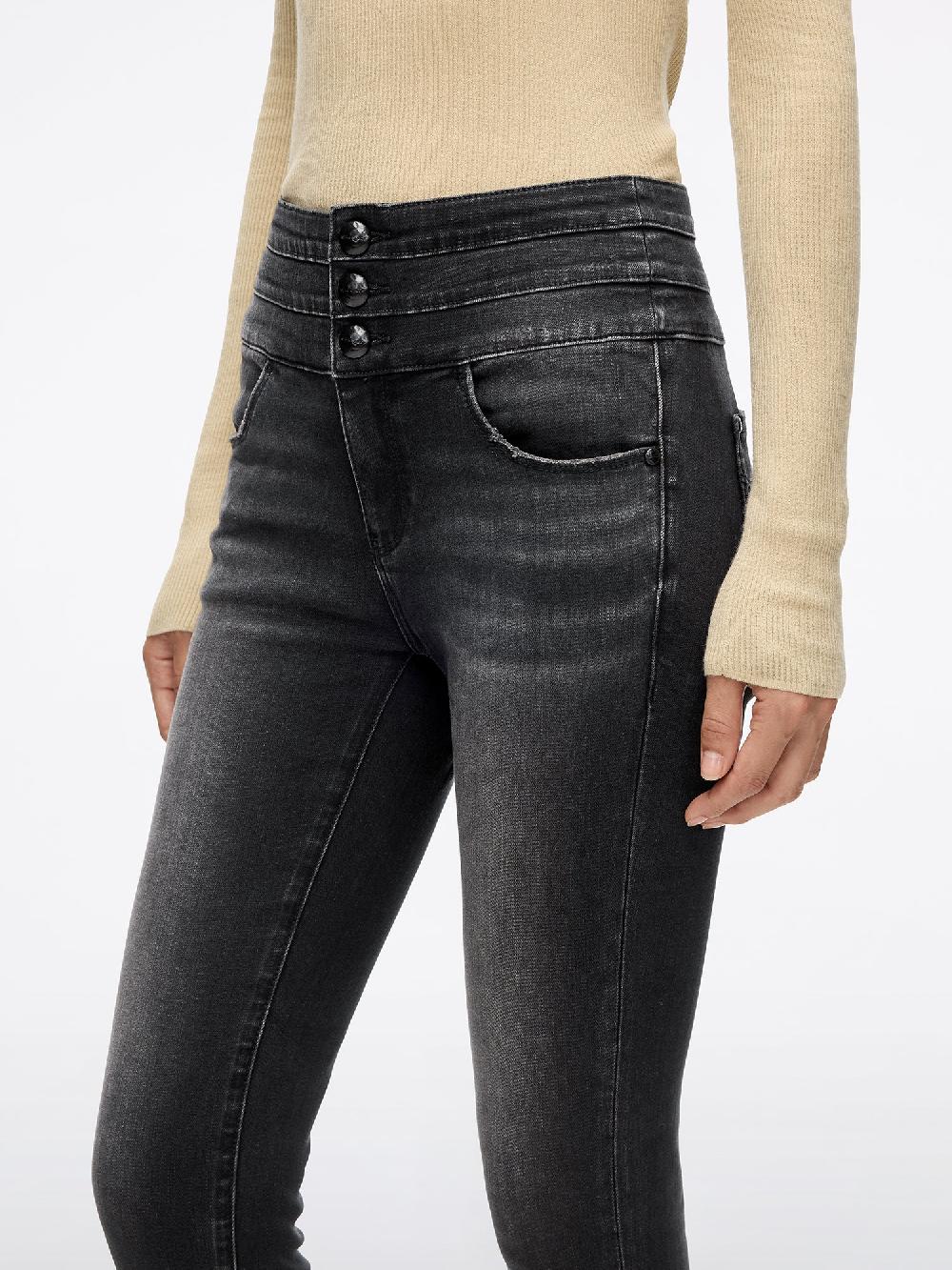 Miss Sixty HIGH WAISTED SKINNY JEANS-BLUE ATTACK BLACK FOG