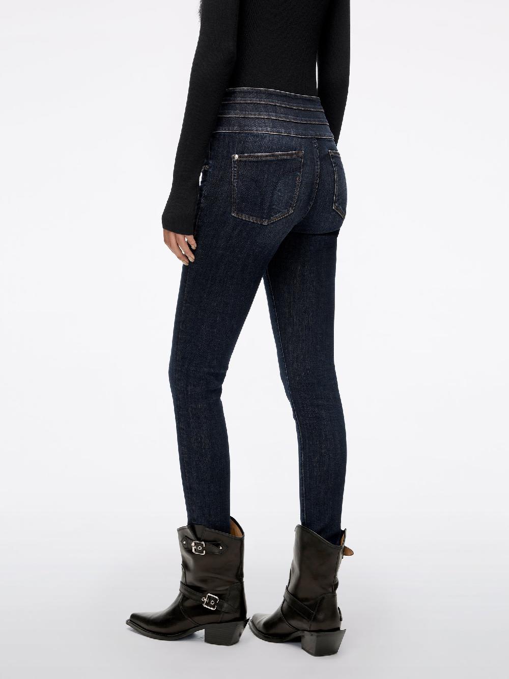 Miss Sixty HIGH WAISTED SKINNY JEANS-BLUE ATTACK DEEP BLUE