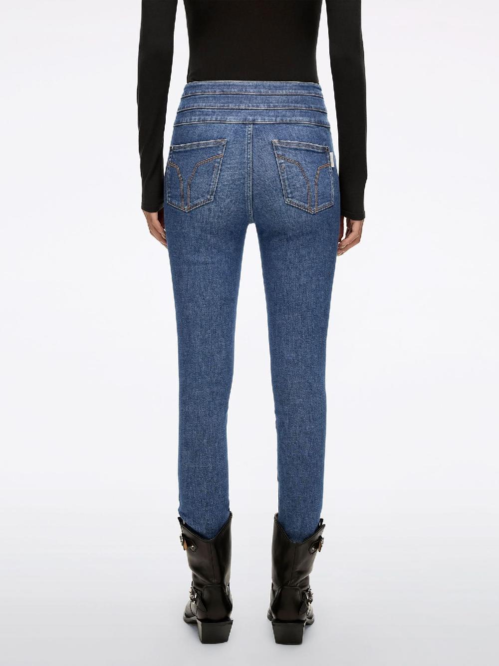 Miss Sixty HIGH WAISTED SKINNY JEANS-BLUE ATTACK MIDDLE BLUE