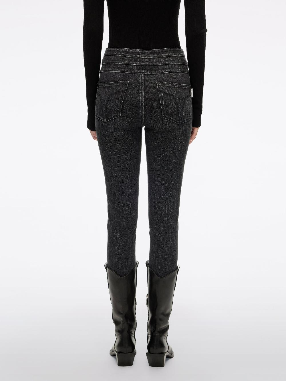 Miss Sixty HIGH WAISTED SLIM-FIT JEANS-BLUE ATTACK BLACK FOG