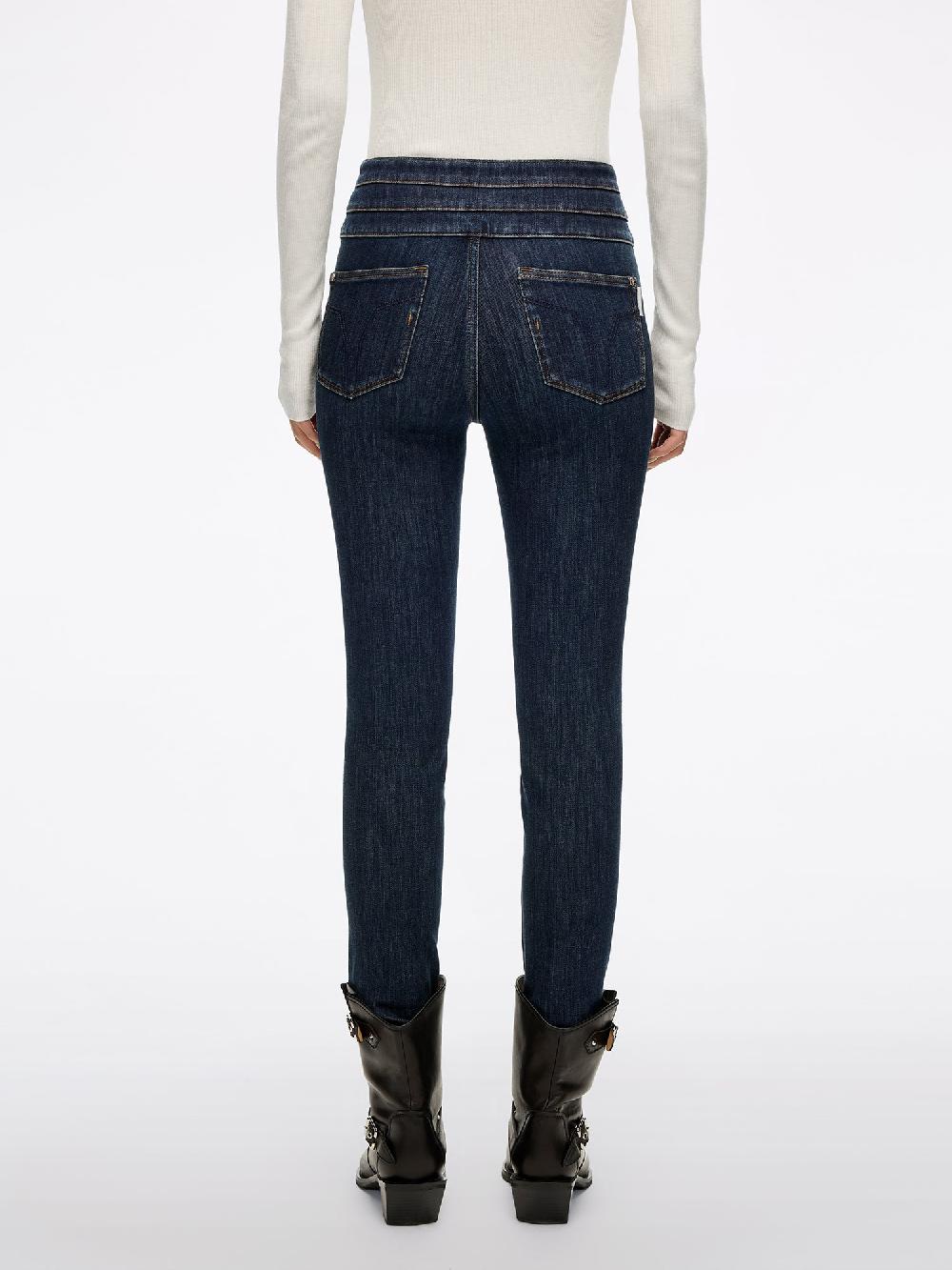 Miss Sixty HIGH WAISTED SLIM-FIT JEANS-BLUE ATTACK DEEP BLUE