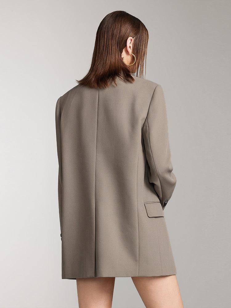 Miss Sixty LOOSE FIT SINGLE BREASTED SUIT JACKET KHAKI