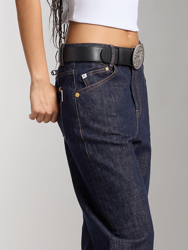 Miss Sixty LOW-WAIST SLIMMING TAPERED JEANS DARK BLUE