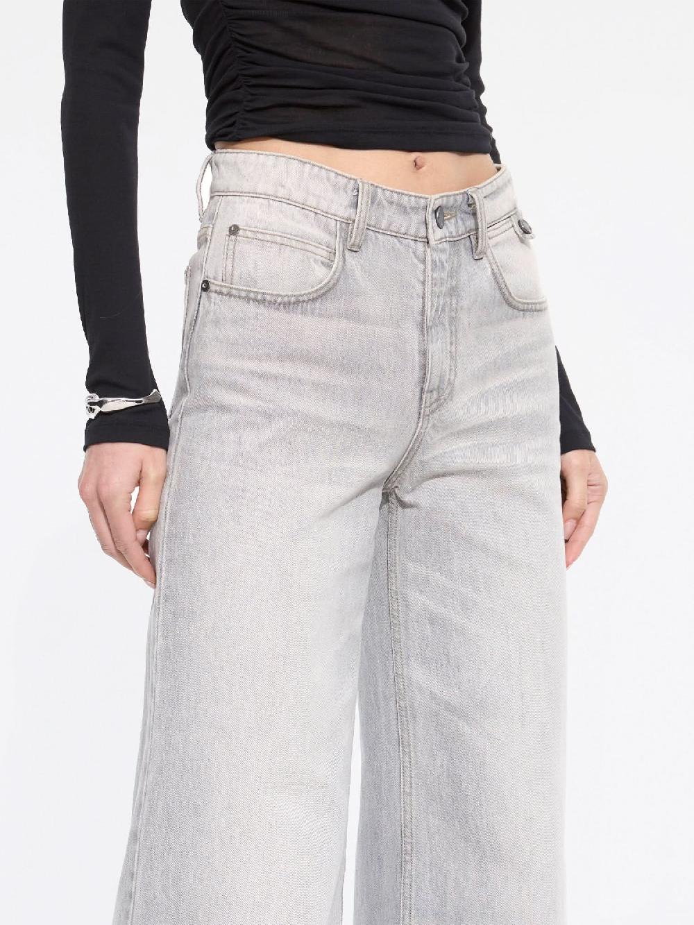 Miss Sixty LOW-WAISTED SLIGHT FLARE JEANS LIGHT GREY