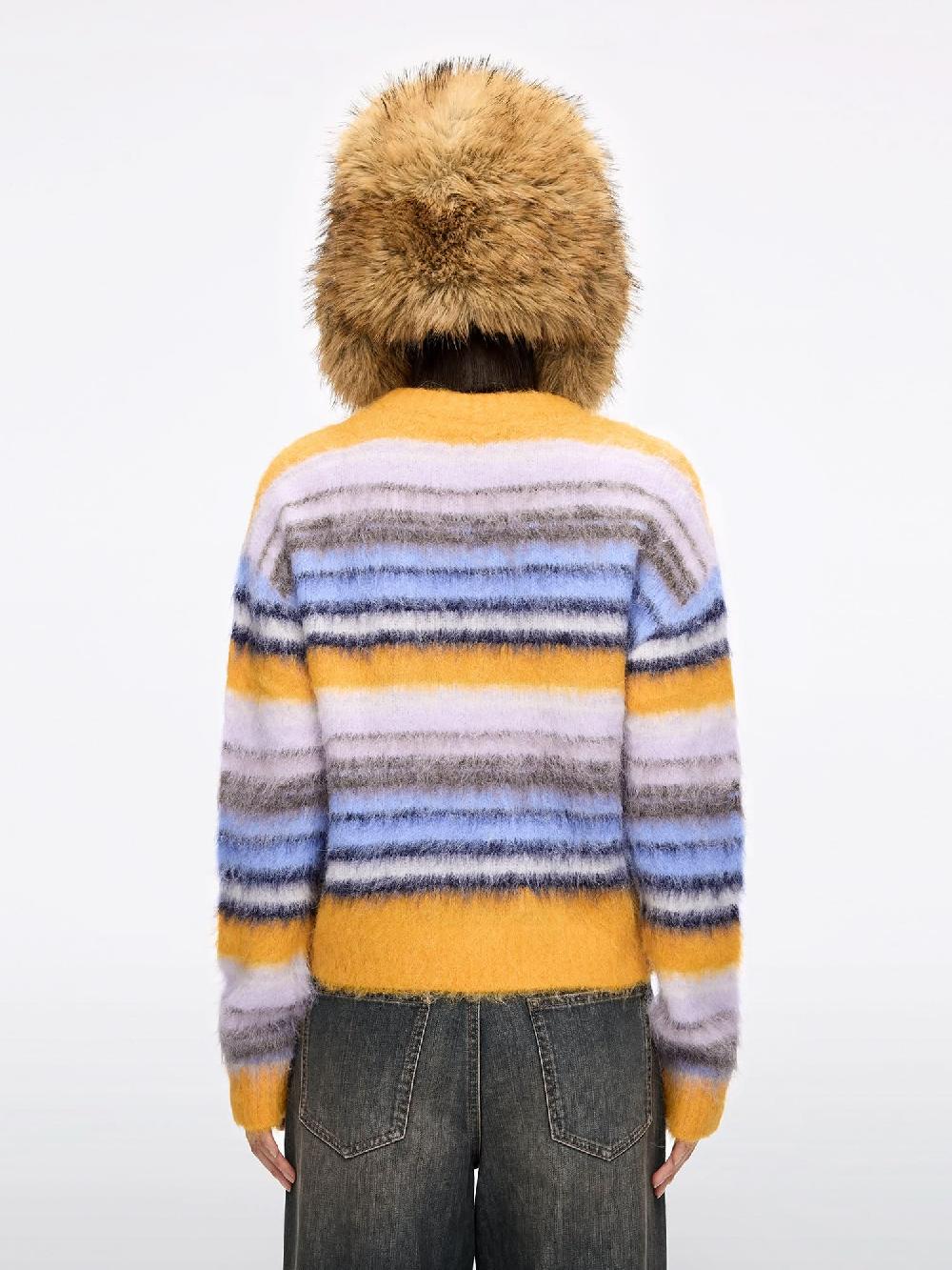 Miss Sixty ALPACA-BLEND KNIT CARDIGAN MULTICOLOUR