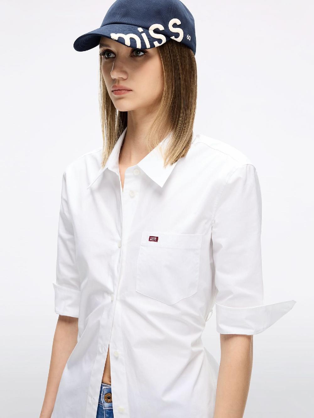 Miss Sixty BACK-TIE SHIRT ARMY GREEN