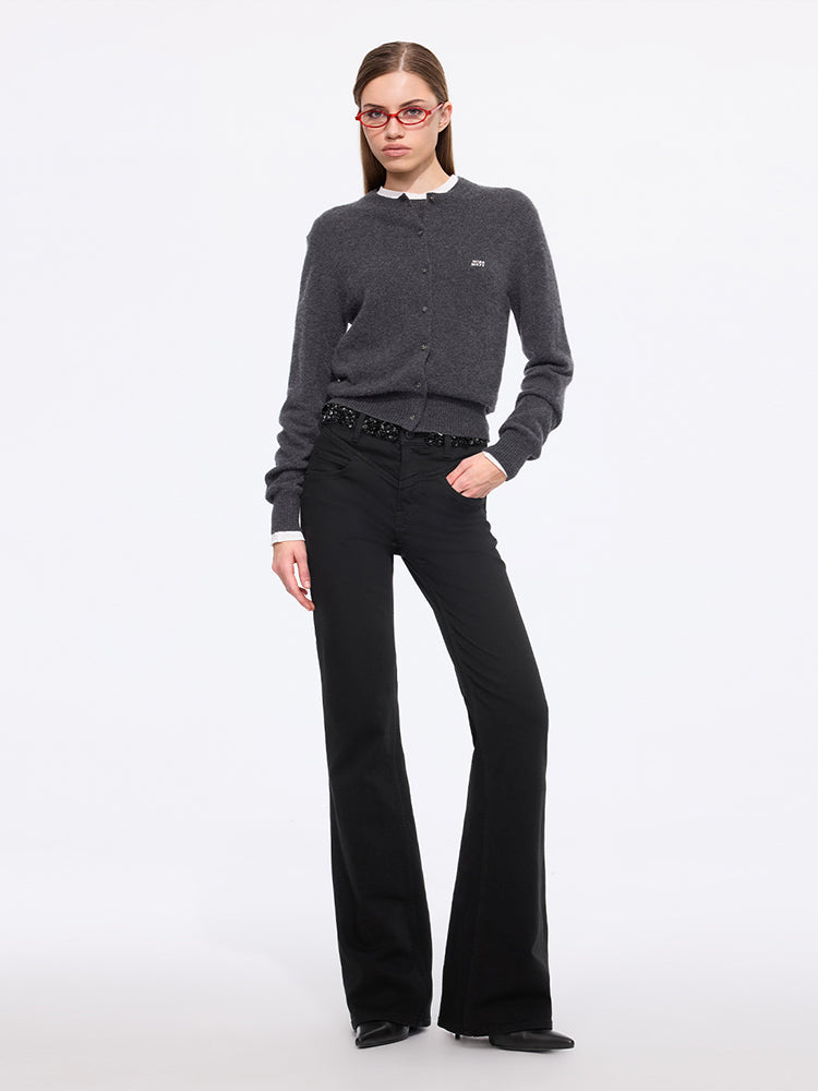Miss Sixty BEADED FLARED JEANS BLACK