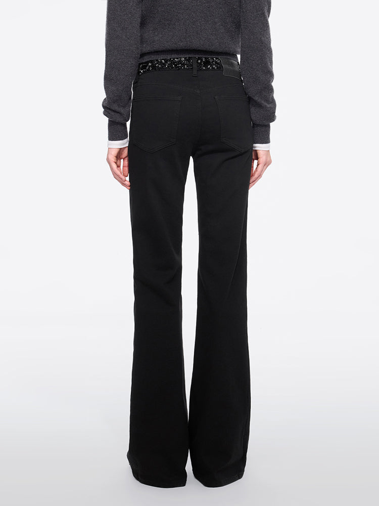Miss Sixty BEADED FLARED JEANS BLACK