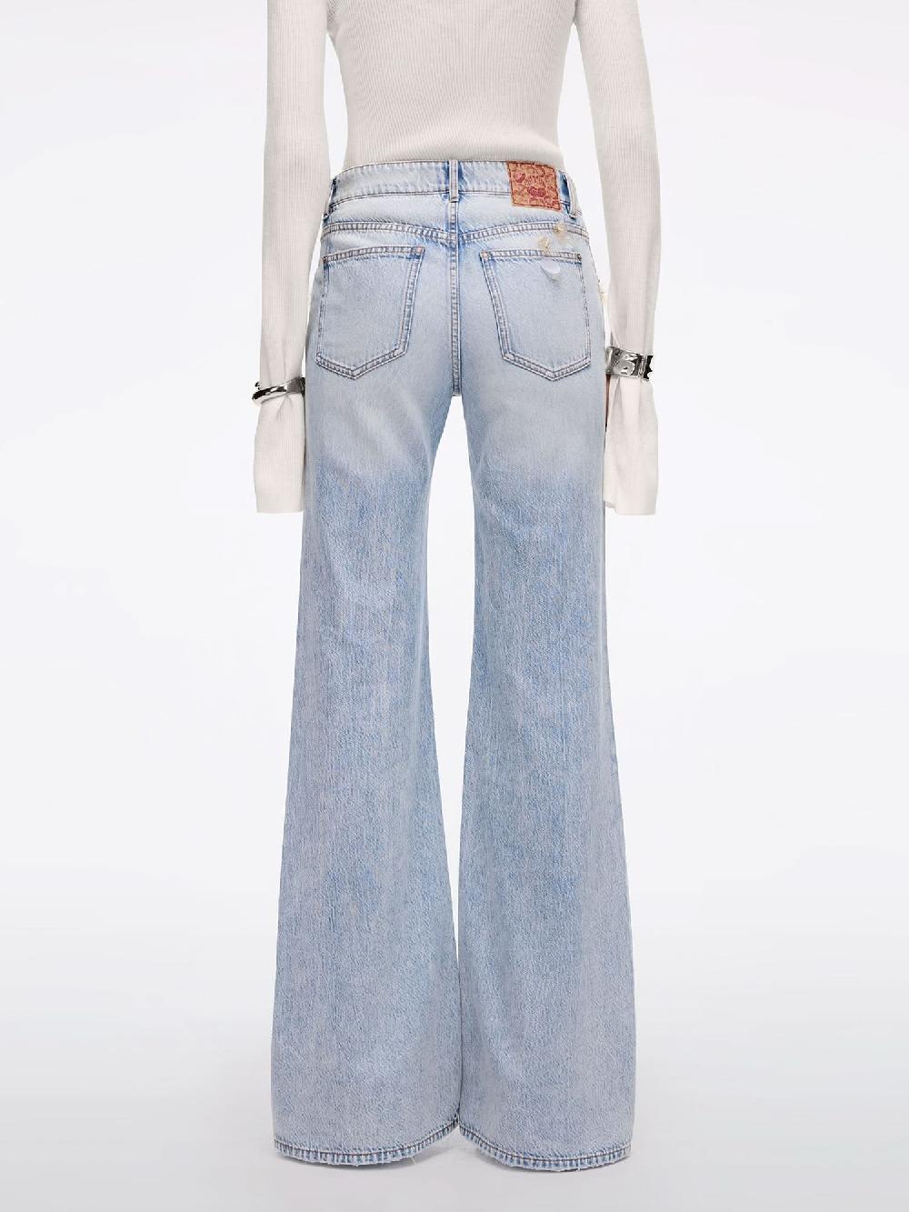Miss Sixty BEADED FLARED JEANS LIGHT BLUE