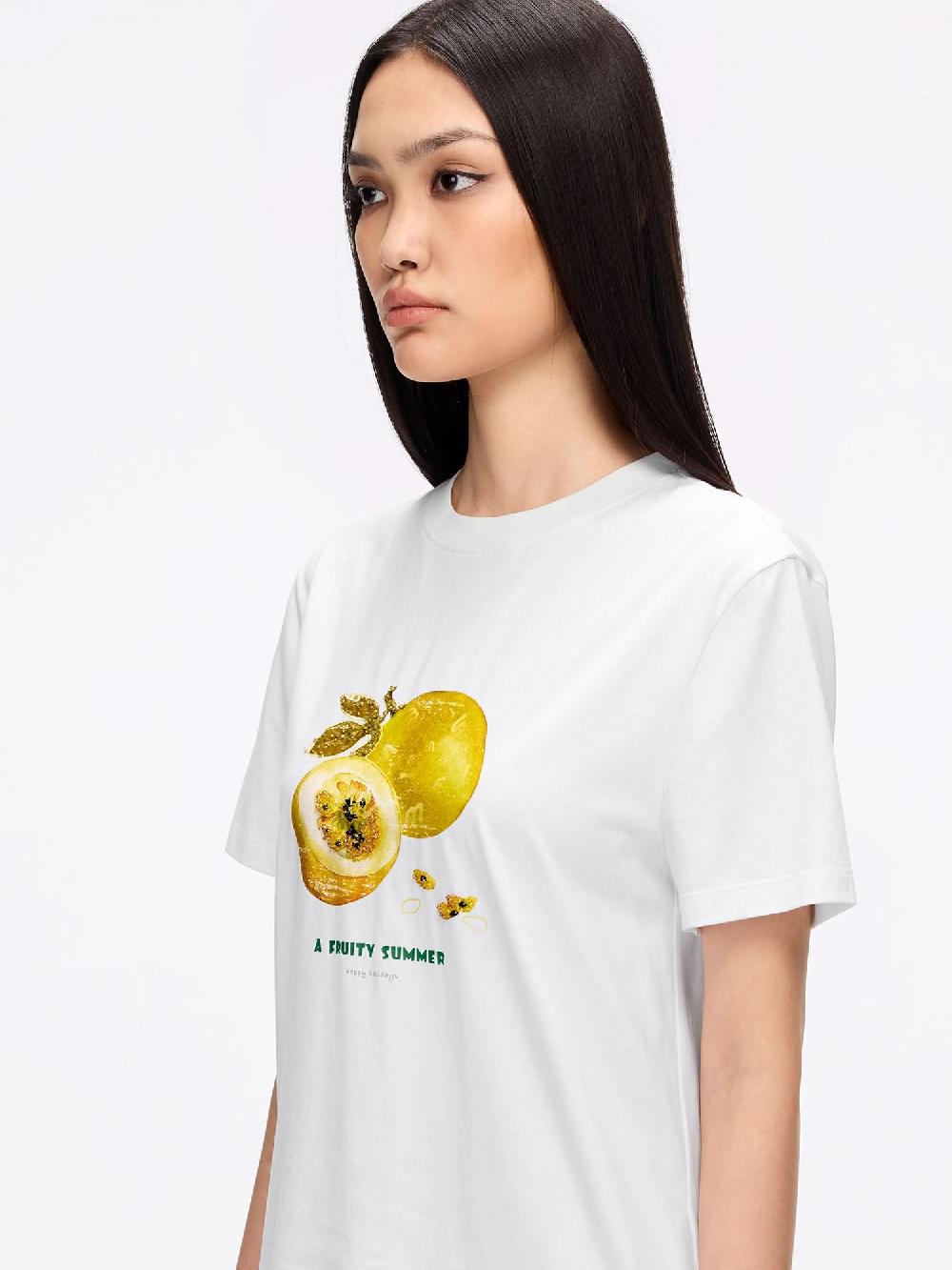 Miss Sixty BEADED SHORT-SLEEVE T-SHIRT WHITE