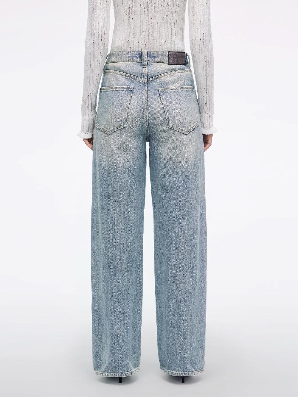 Miss Sixty BEADED STRAIGHT-LEG JEANS LIGHT BLUE