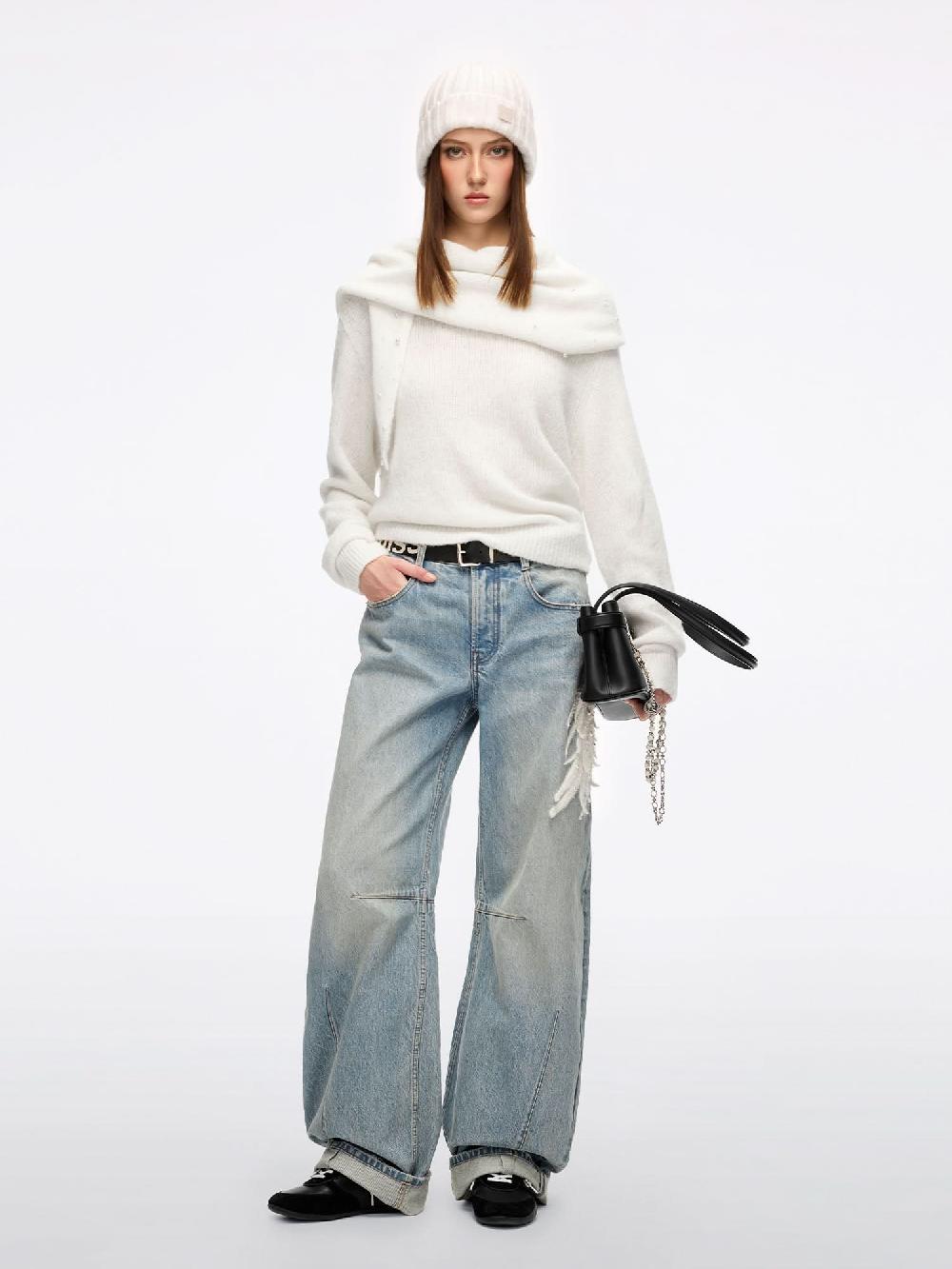 Miss Sixty BEADED WING SCIMITAR JEANS LIGHT BLUE