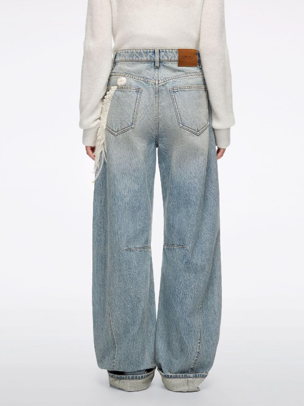 Miss Sixty BEADED WING SCIMITAR JEANS LIGHT BLUE