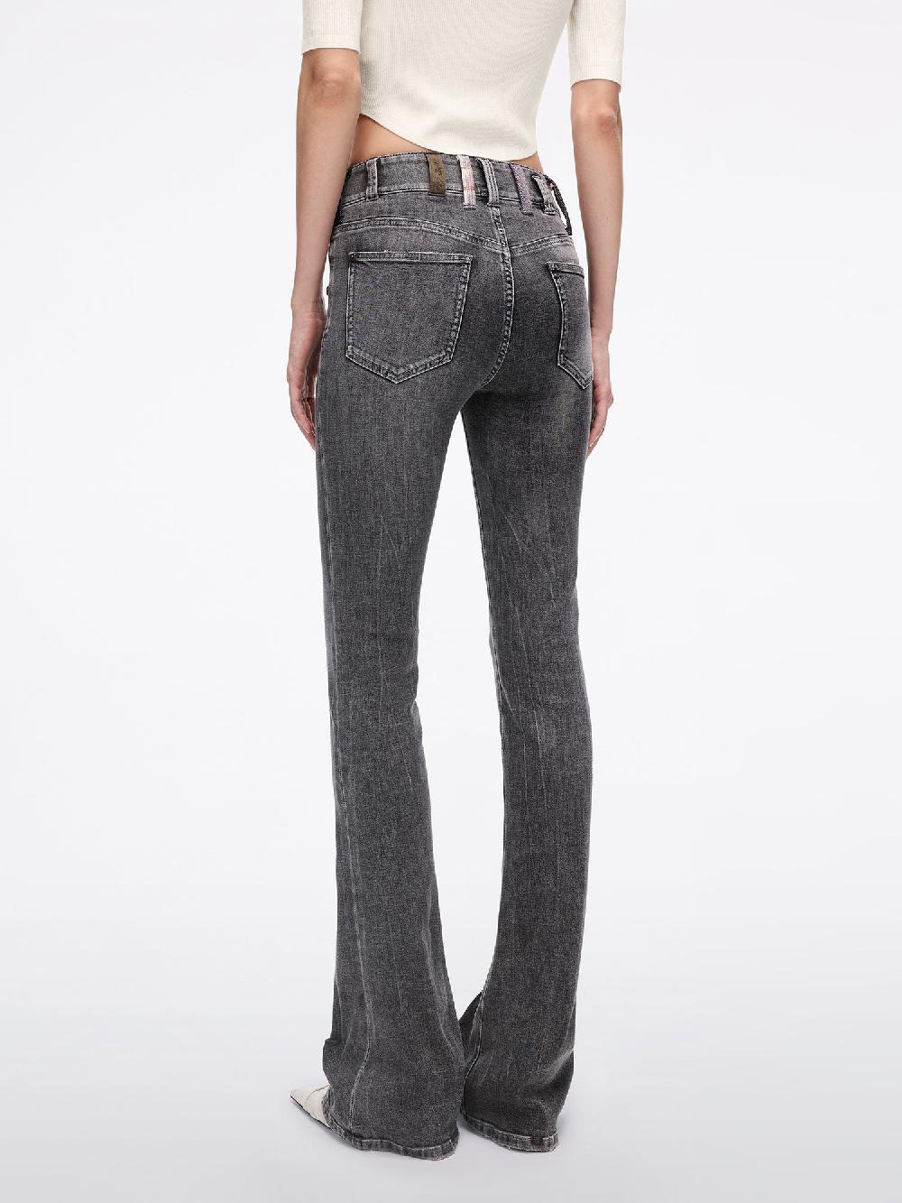 Miss Sixty BELT LOOP FLARED JEANS BLACK FOG