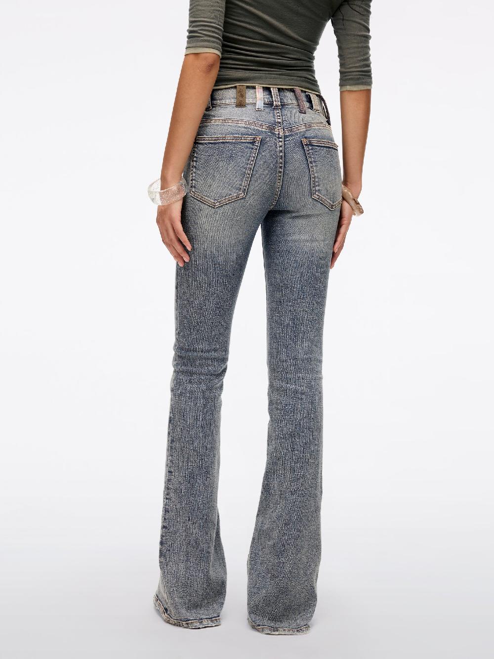 Miss Sixty BELT LOOP FLARED JEANS MIDDLE BLUE