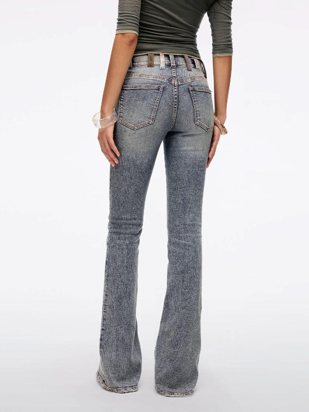 Miss Sixty BELT LOOP FLARED JEANS MIDDLE BLUE