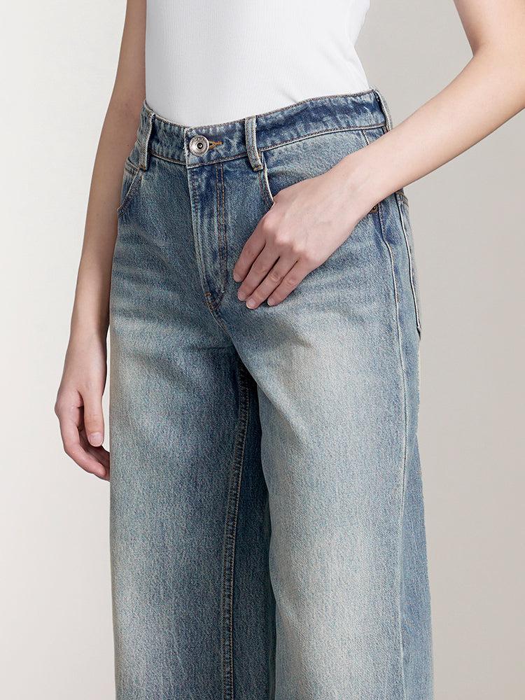Miss Sixty BLUE LOW-RISE JEANS MIDDLE BLUE