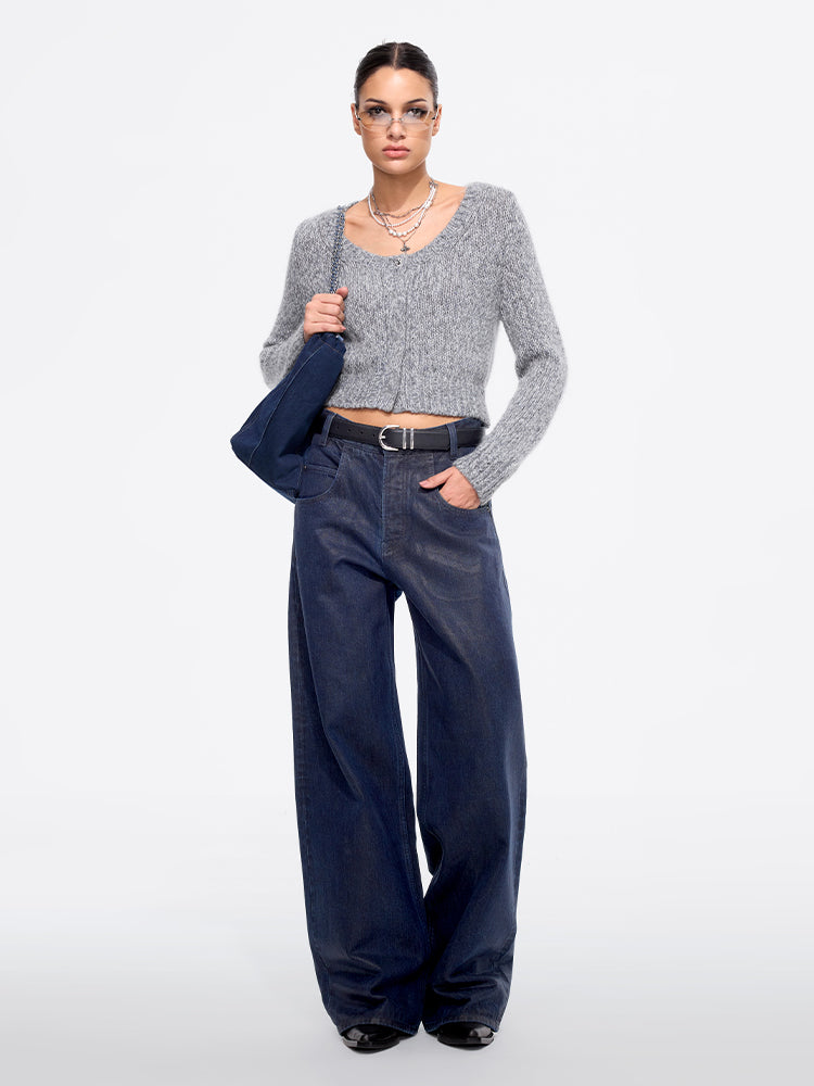 Miss Sixty BRUSHED STRAIGHT LEG JEANS DEEP BLUE