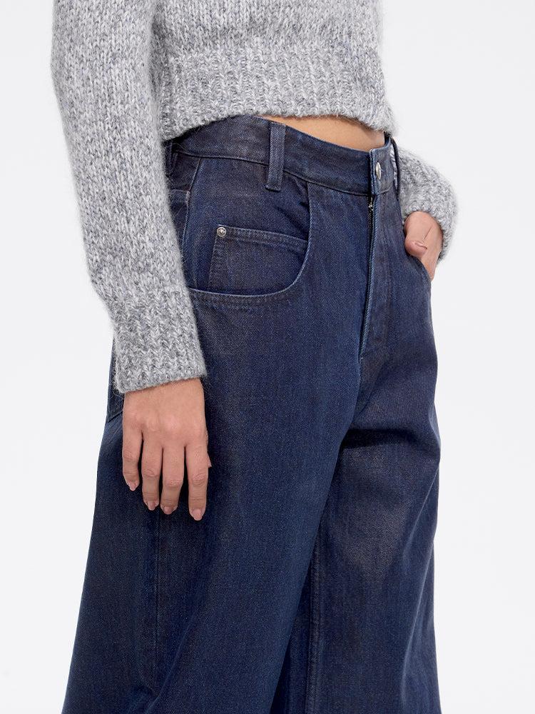 Miss Sixty BRUSHED STRAIGHT LEG JEANS DEEP BLUE