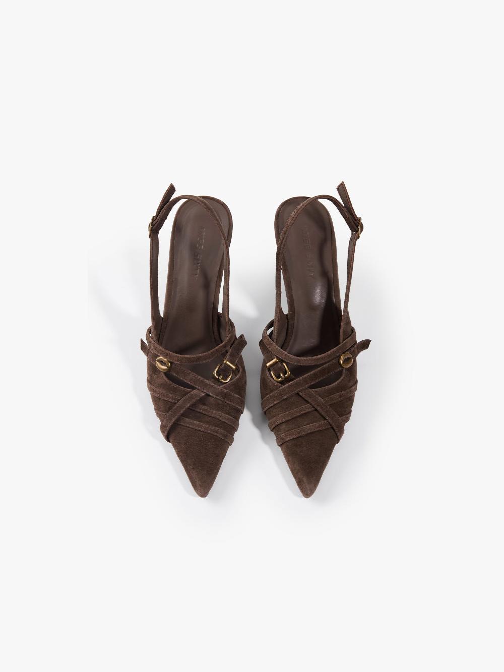 Miss Sixty BUCKLE HIGH HEELS FUSCOUS BROWN
