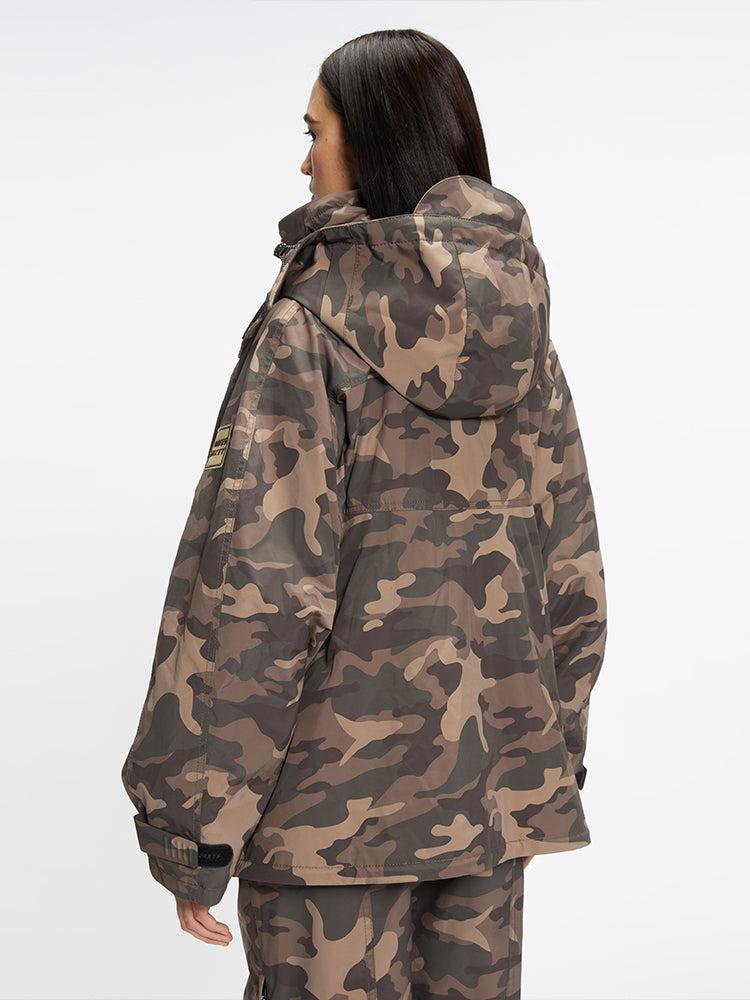 Miss Sixty CAMOUFLAGE HOODED JACKET CAMOUFLAGE