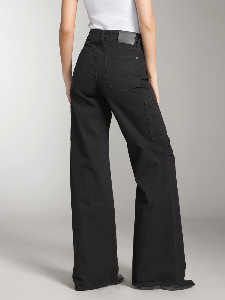 Miss Sixty CARGO FLARED JEANS BLACK