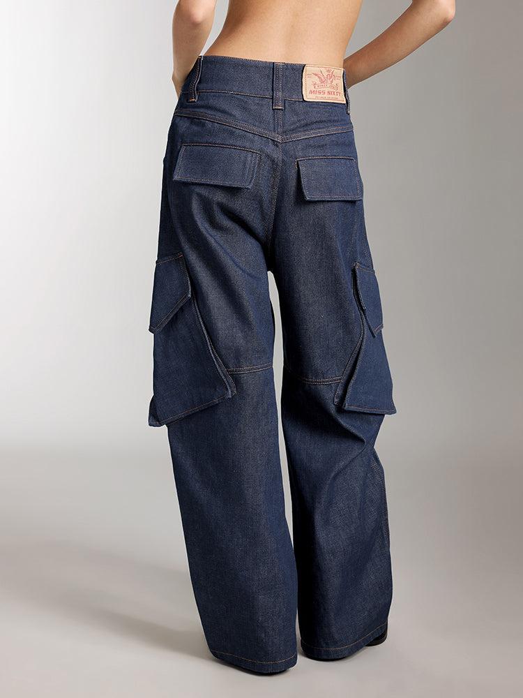 Miss Sixty CARGO JEANS DARK BLUE