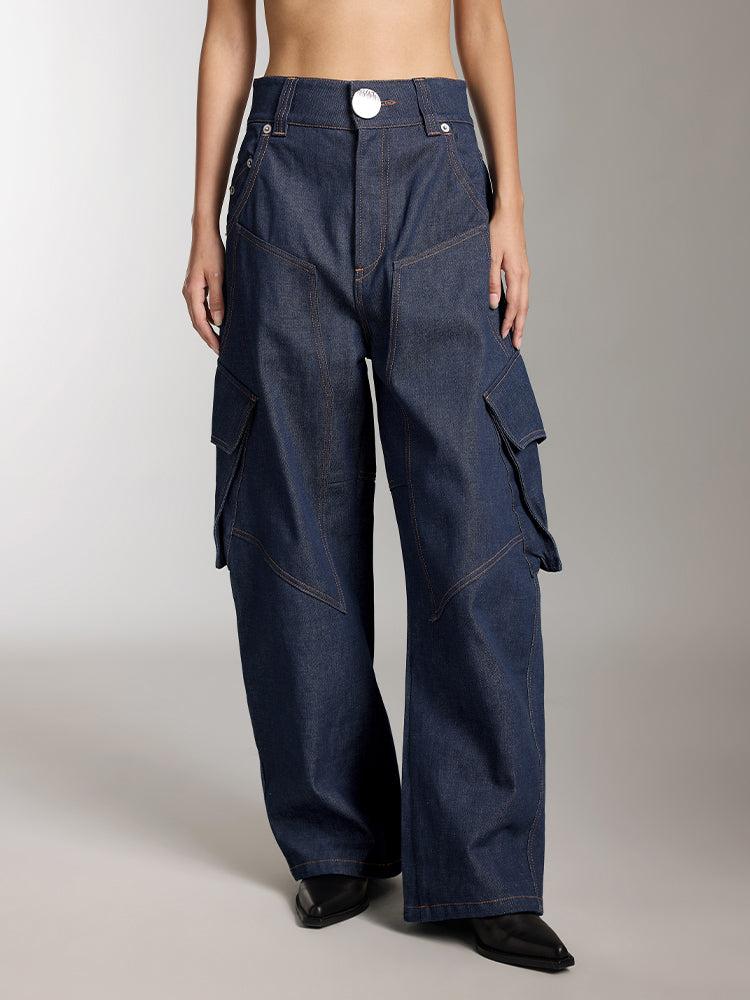 miss sixty CARGO JEANS DARK BLUE