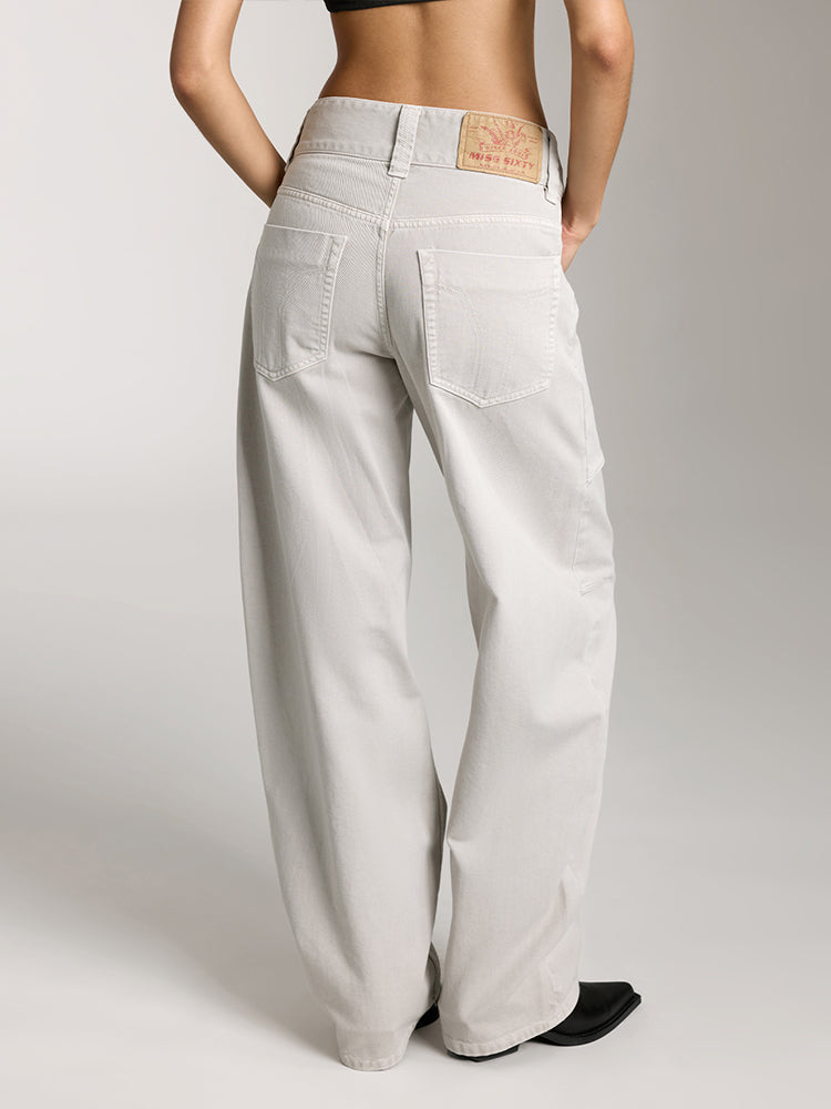 Miss Sixty CARGO STYLE JEANS KHAKI GREY