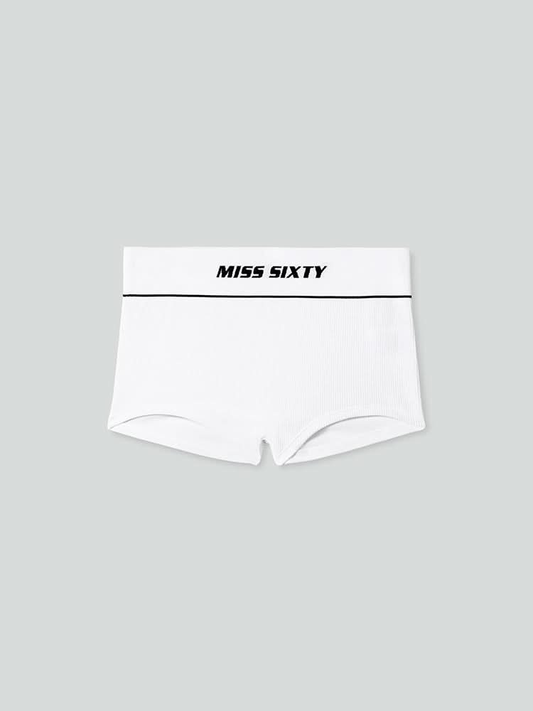 miss sixty COLOUR CONTRAST COTTON SHORTS WHITE