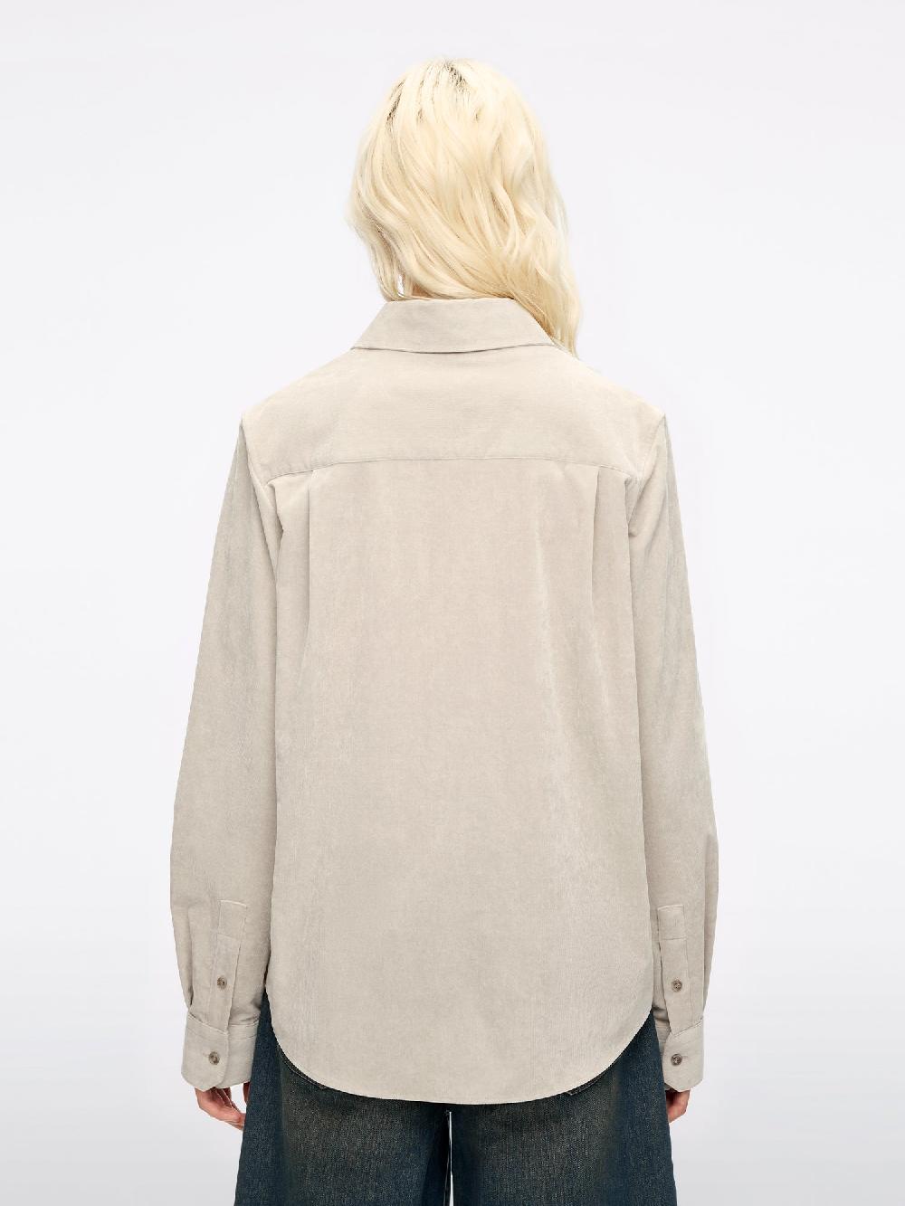 Miss Sixty CORDUROY SHIRT COIX SEED GREY