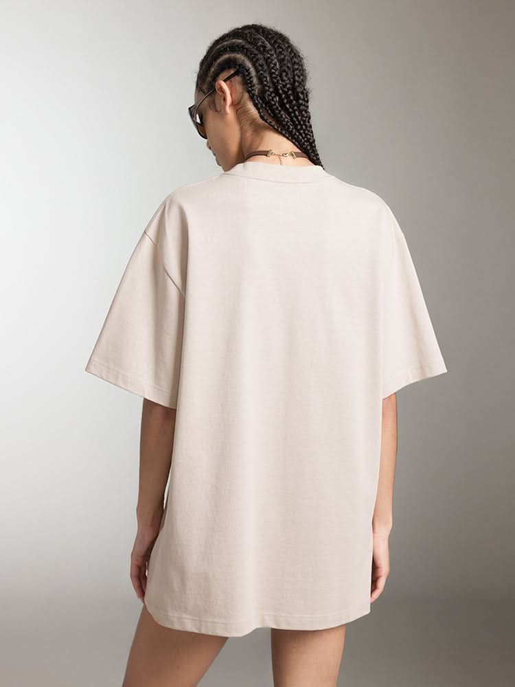 Miss Sixty CREW NECK PRINTED T-SHIRT APRICOT