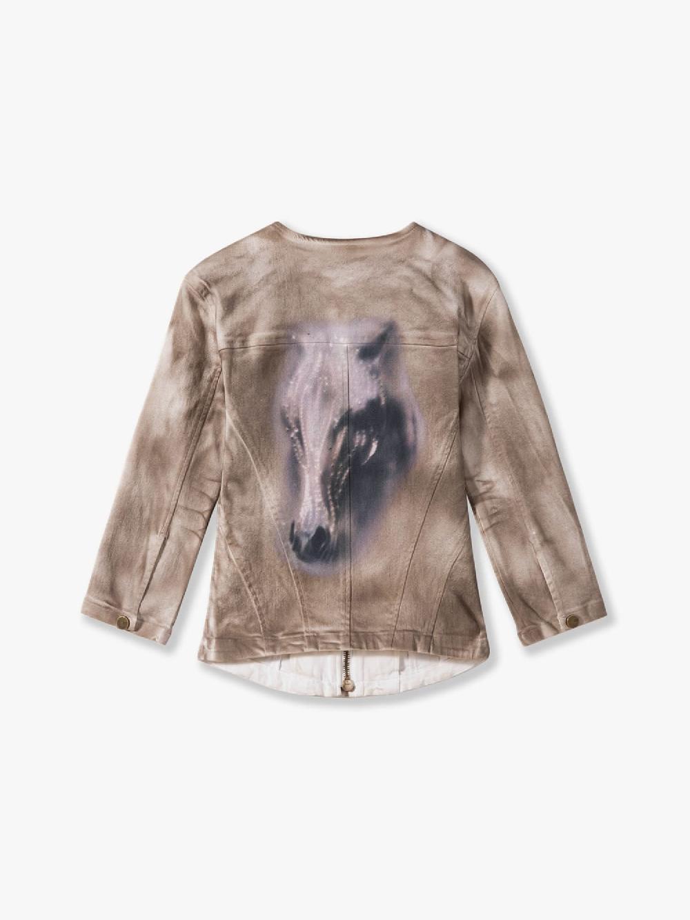 Miss Sixty CREWNECK JACKET OYSTER WHITE