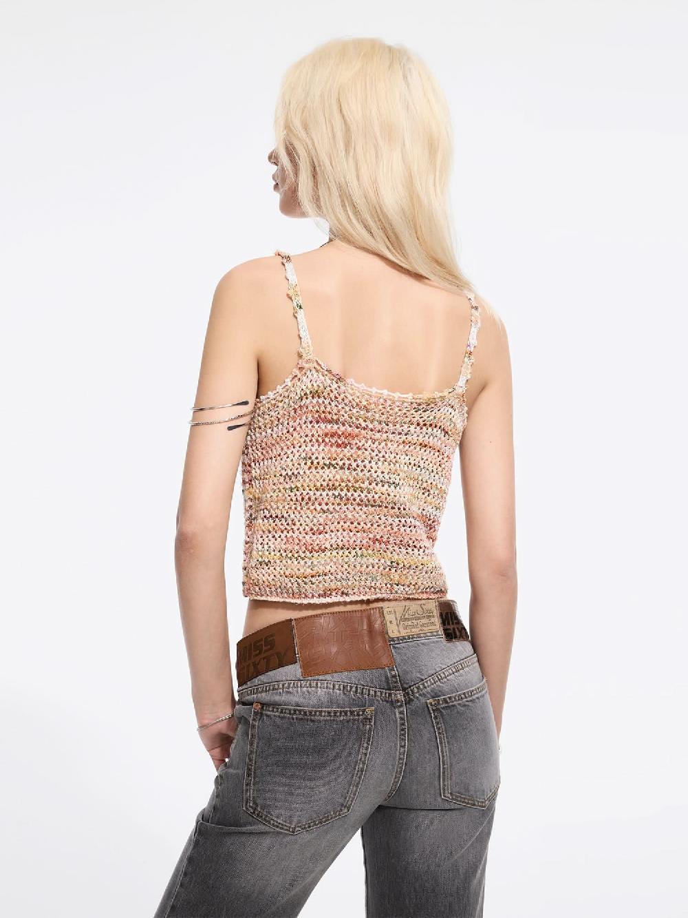 Miss Sixty CROPPED CAMISOLE ROUGE