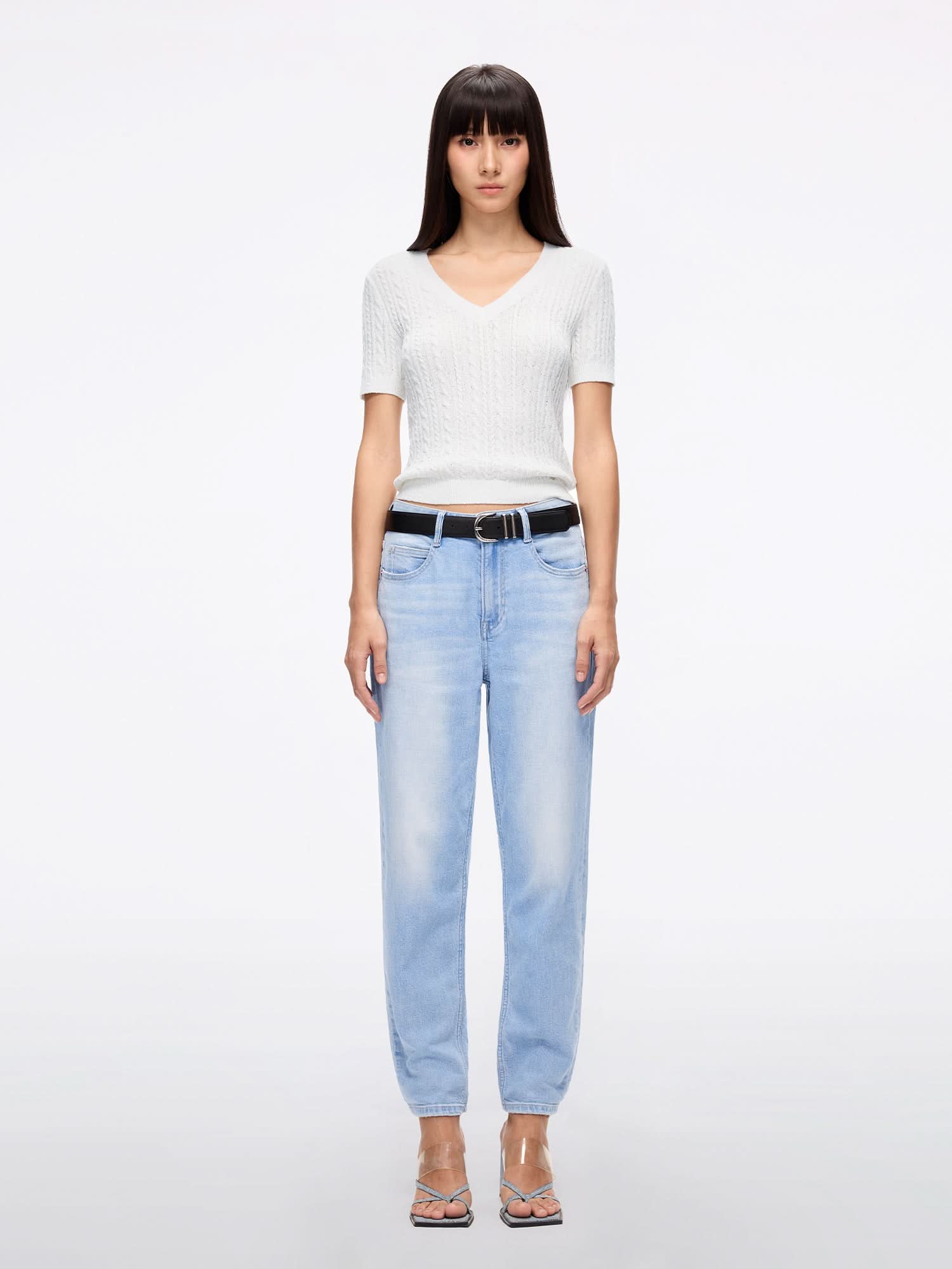 Miss Sixty CROPPED CARROT JEANS-VICKI LIGHT BLUE