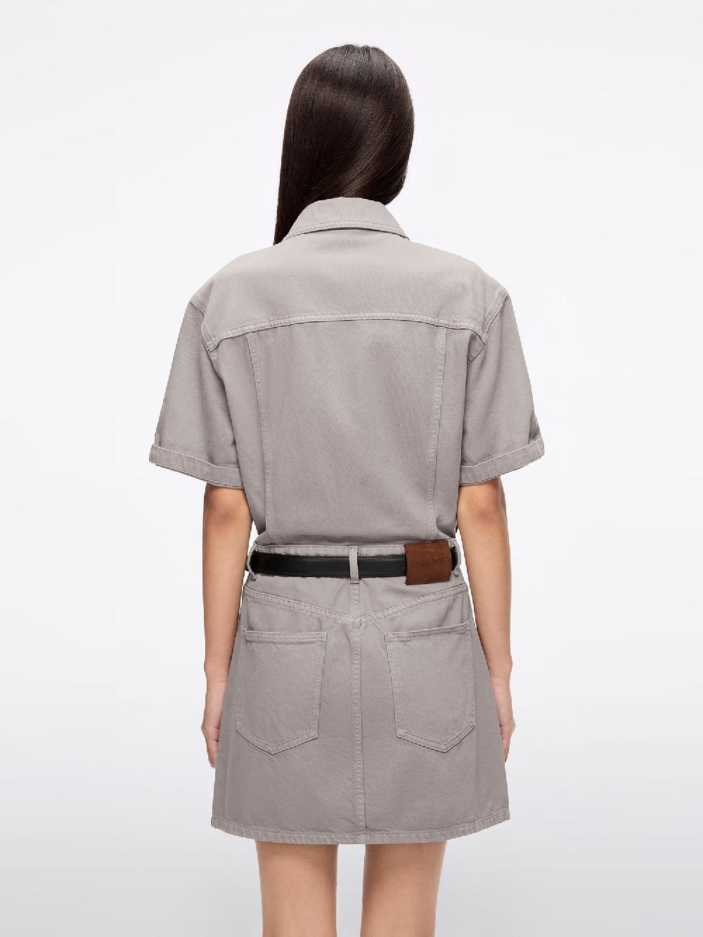 Miss Sixty DENIM DRESS LIGHT MILITARY