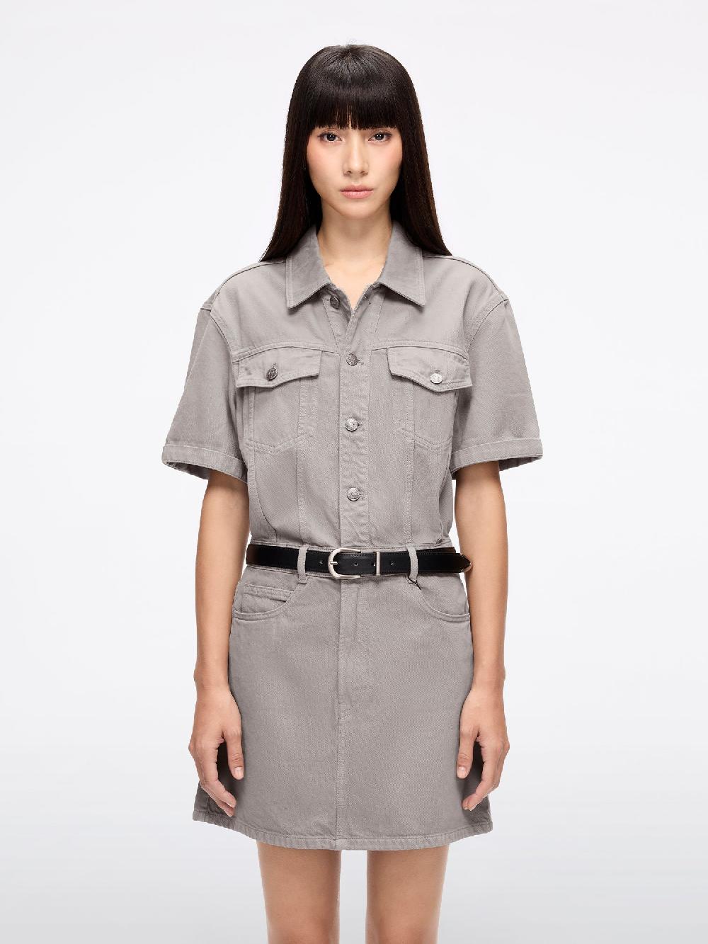 miss sixty DENIM DRESS LIGHT MILITARY